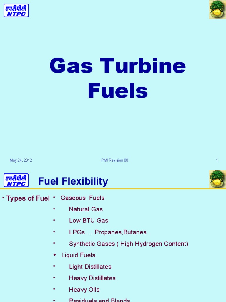 4Gas Turbine Fuel PDF Natural Gas Hydrocarbons