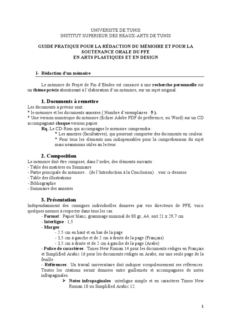 normememoirepfe  Bibliographie  Document