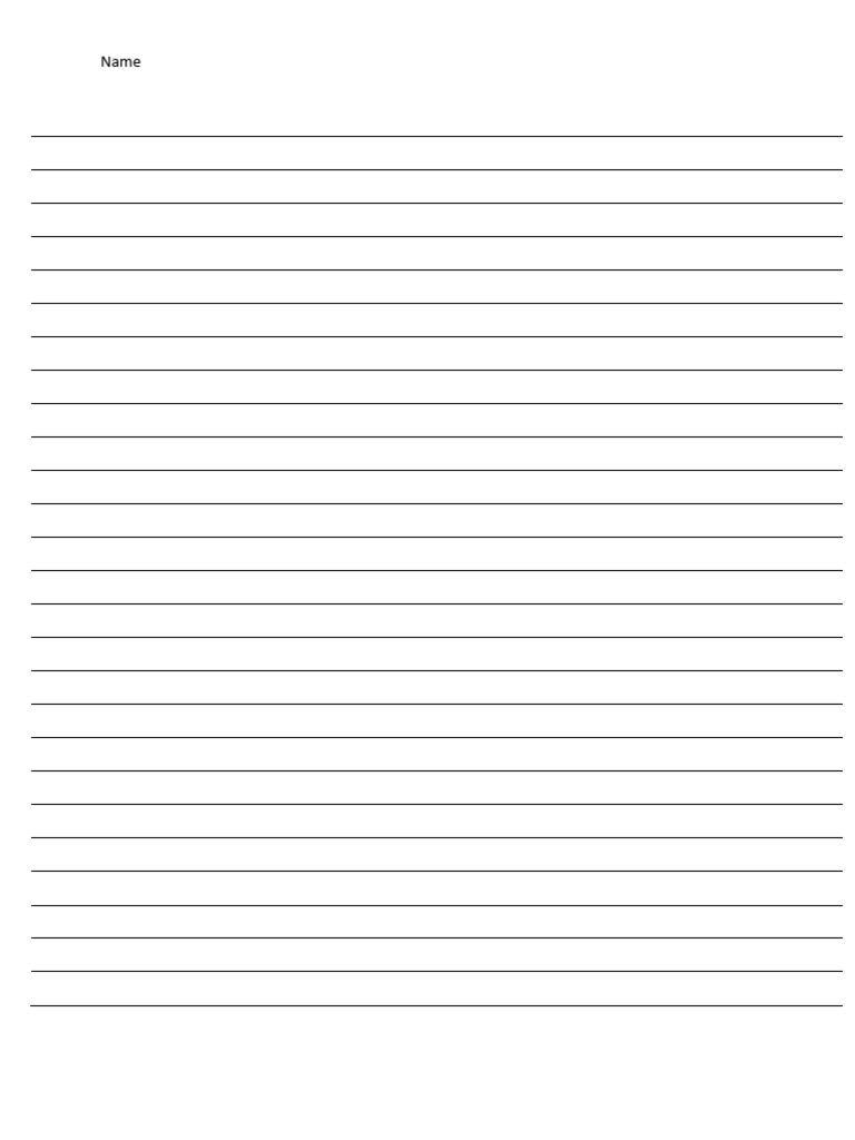 Writing Paper | PDF