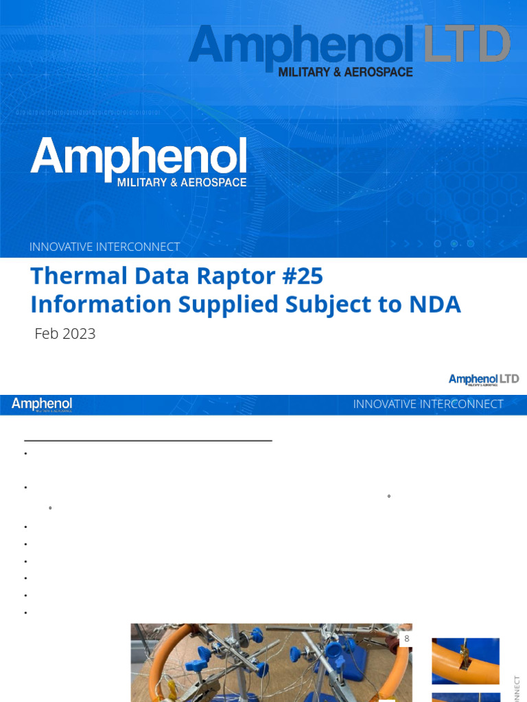 Raptor Thermal Data Analysis for Connectors | PDF | Electrical ...