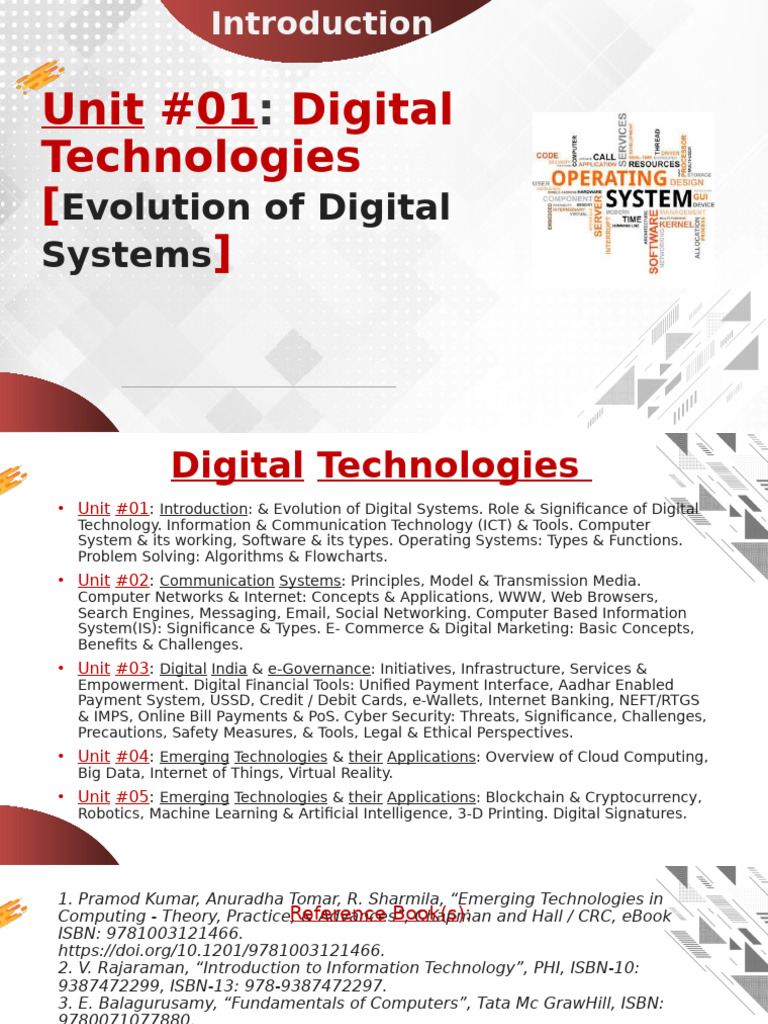 01 11 2025 01Unit DT | PDF | Operating System | Digital Electronics