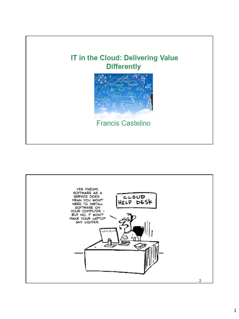 5 IT in The Cloud Delivering Value Differently | PDF | Cloud Computing ...