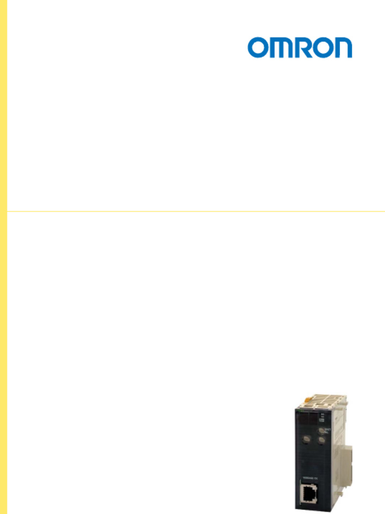 CJ-Series PROFINET IO Controller Manual | PDF | Input/Output | Computer ...