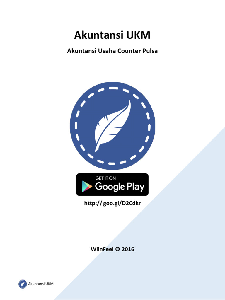 Contoh Akuntansi Usaha Counter Pulsa (Akuntansi UKM) | PDF