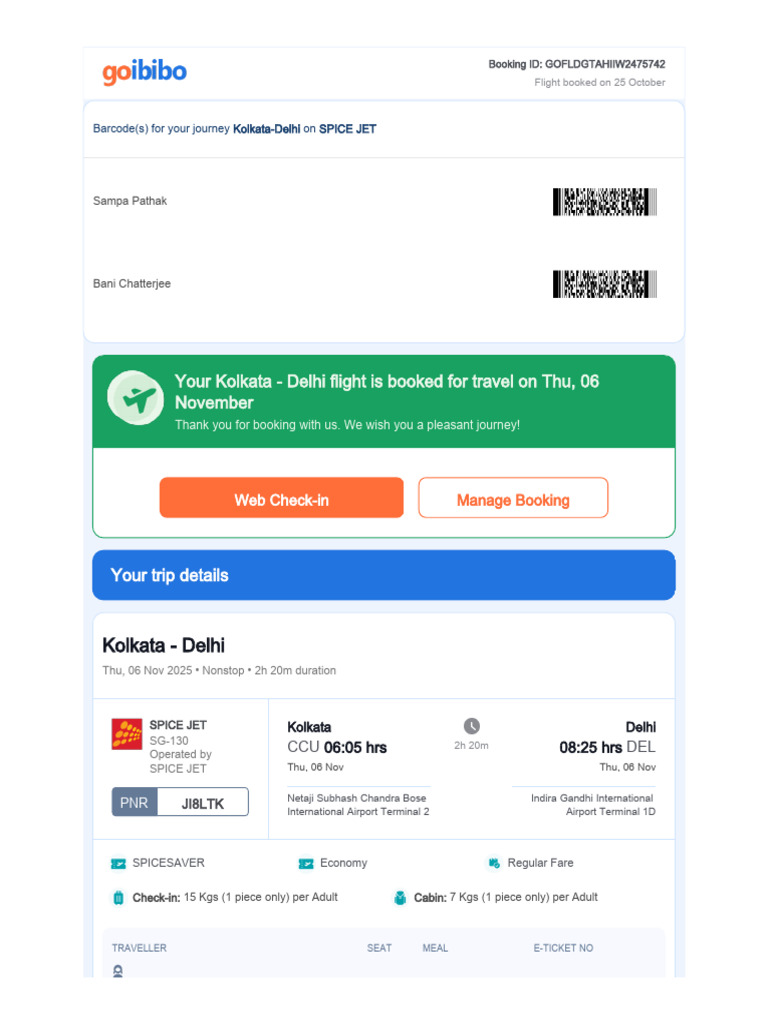 Trips Flight DownloadETicket | PDF | Aviation