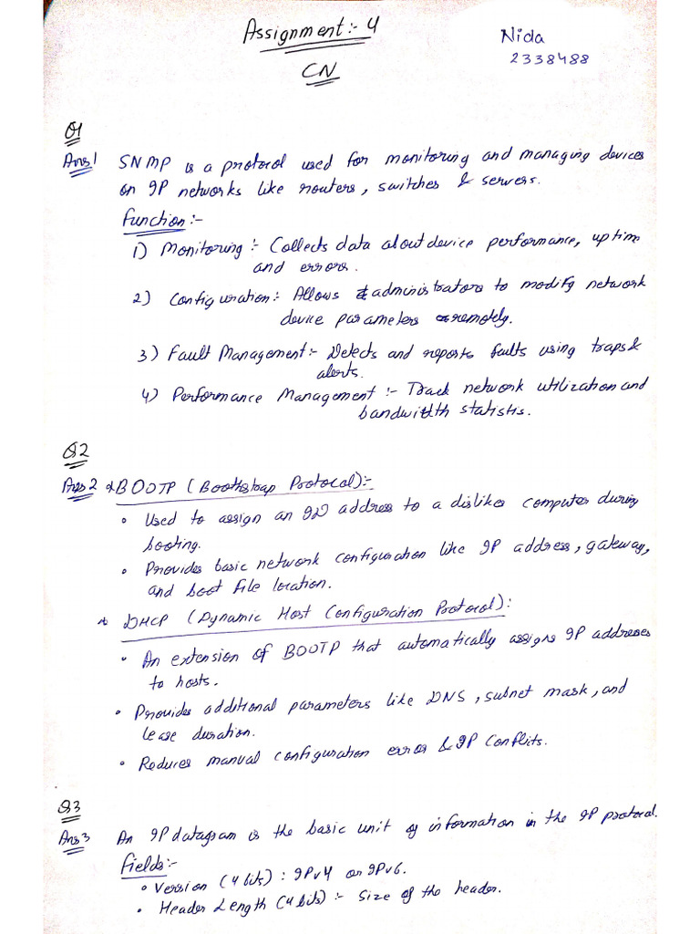 CN Assignment 4 | PDF