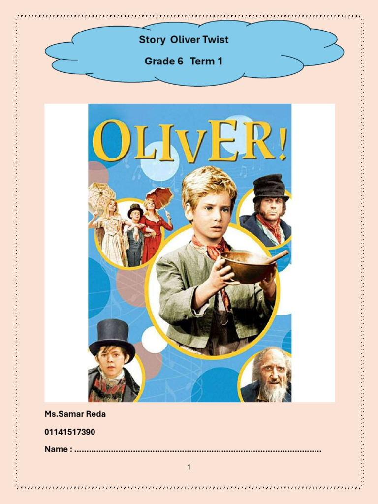 Oliver Twist Study Guide for Grade 6 | PDF