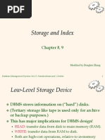 Storage and Index: Chapter 8, 9