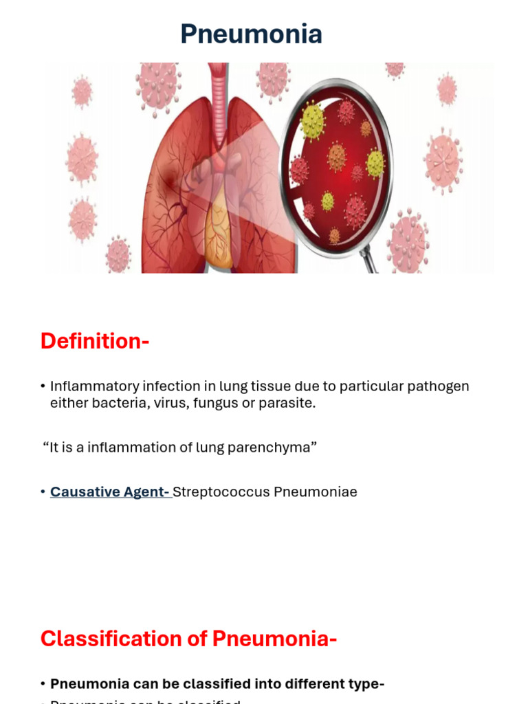 Pneumonia | PDF | Pneumonia | Lung