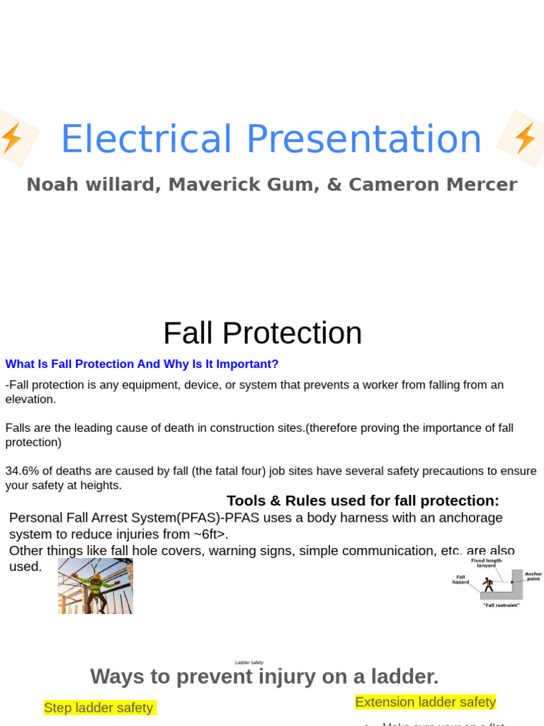 Fall Protection Safety Guidelines | PDF