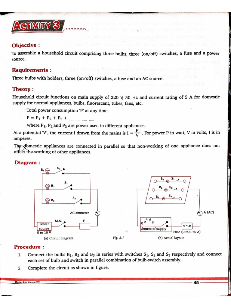 Physics Practical (Activities) | PDF
