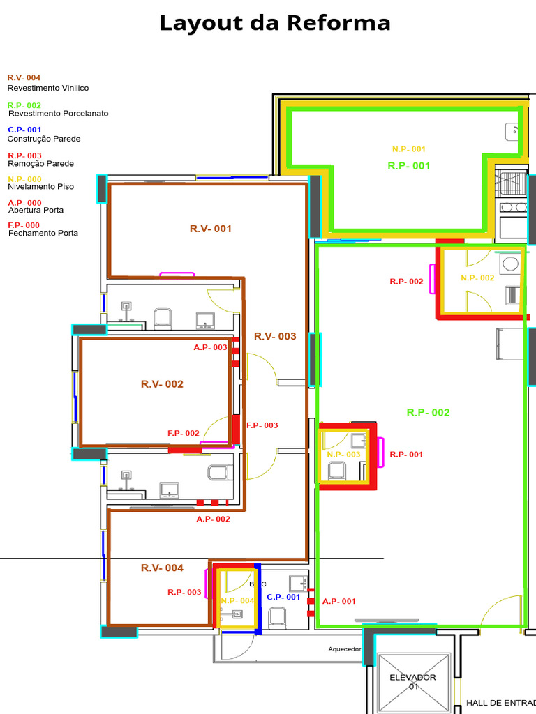 Layout e Materiais para Reforma | PDF