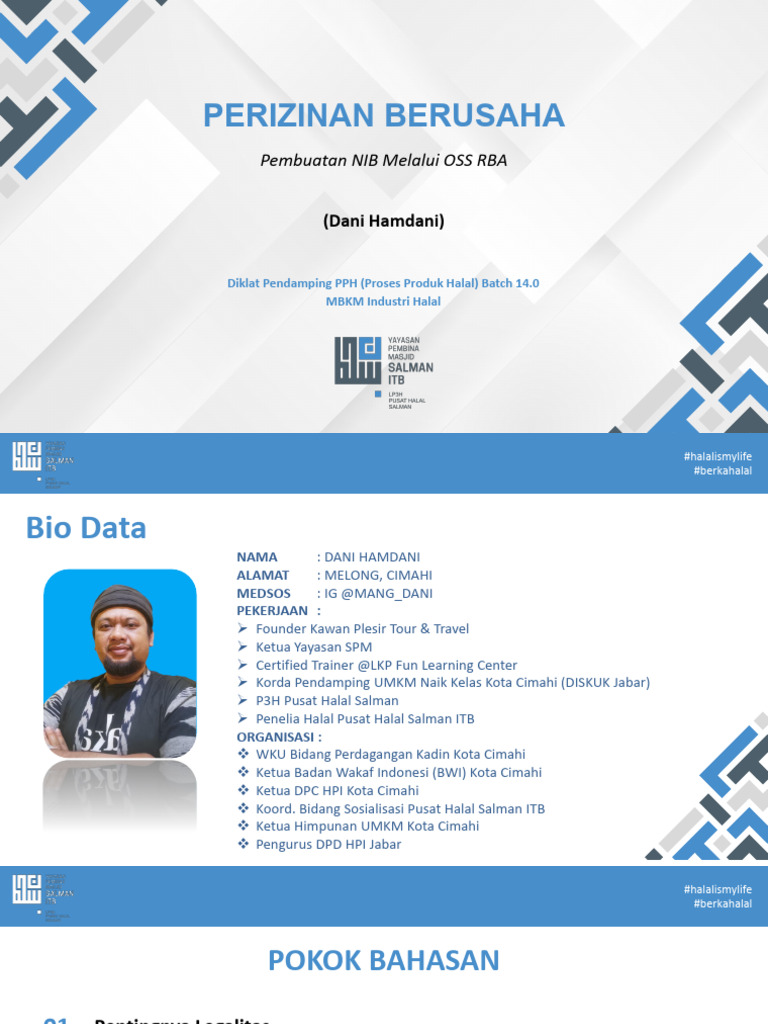 Panduan Pembuatan NIB di OSS RBA | PDF