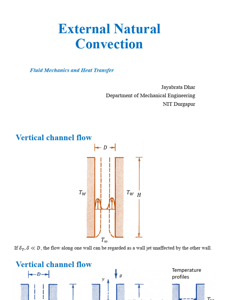 Vertical Natural Convection Analysis | PDF | Convection | Transport ...