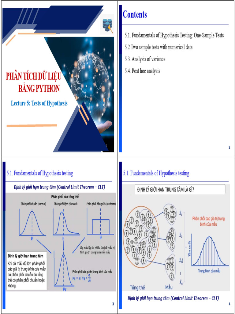 Hypothesis Testing with Python Guide | PDF | F Test | Student's T Test
