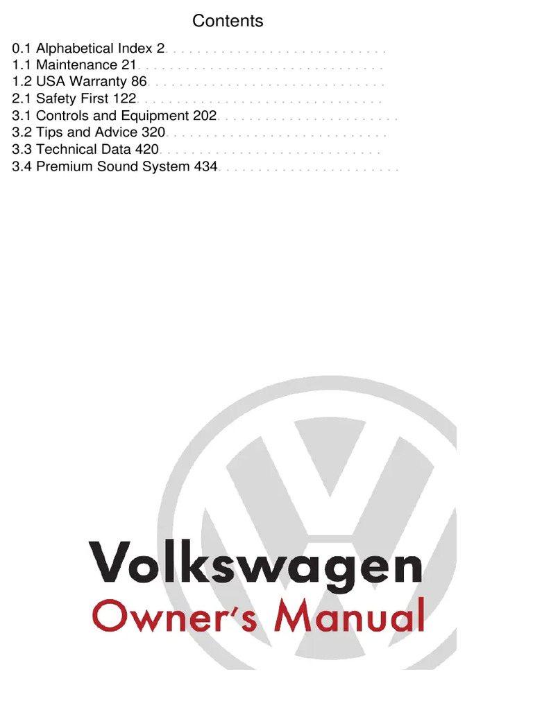 Manual de Utilizare Volkswagen Jetta (2006) (477 Pagini) | PDF