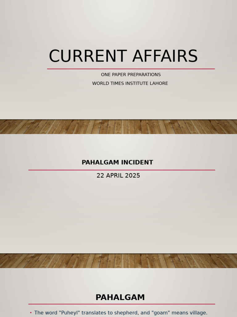 Current Affairs Lec 3 | PDF | United Arab Emirates | India–Pakistan ...