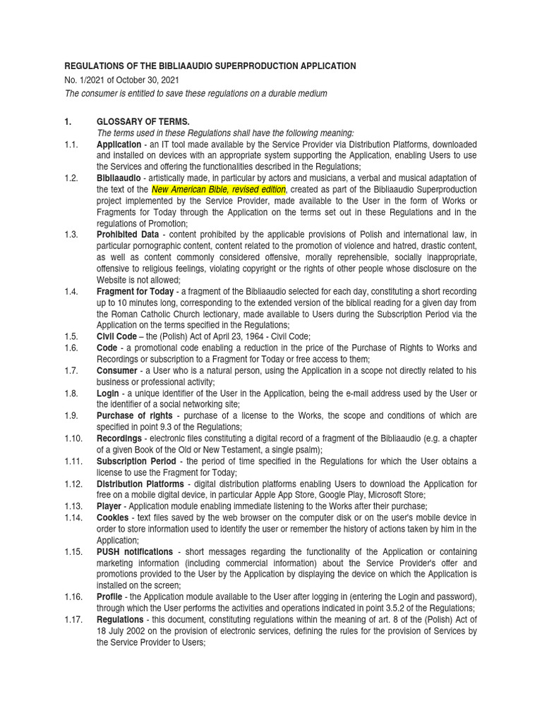 Regulations | PDF | License | Subscription Business Model