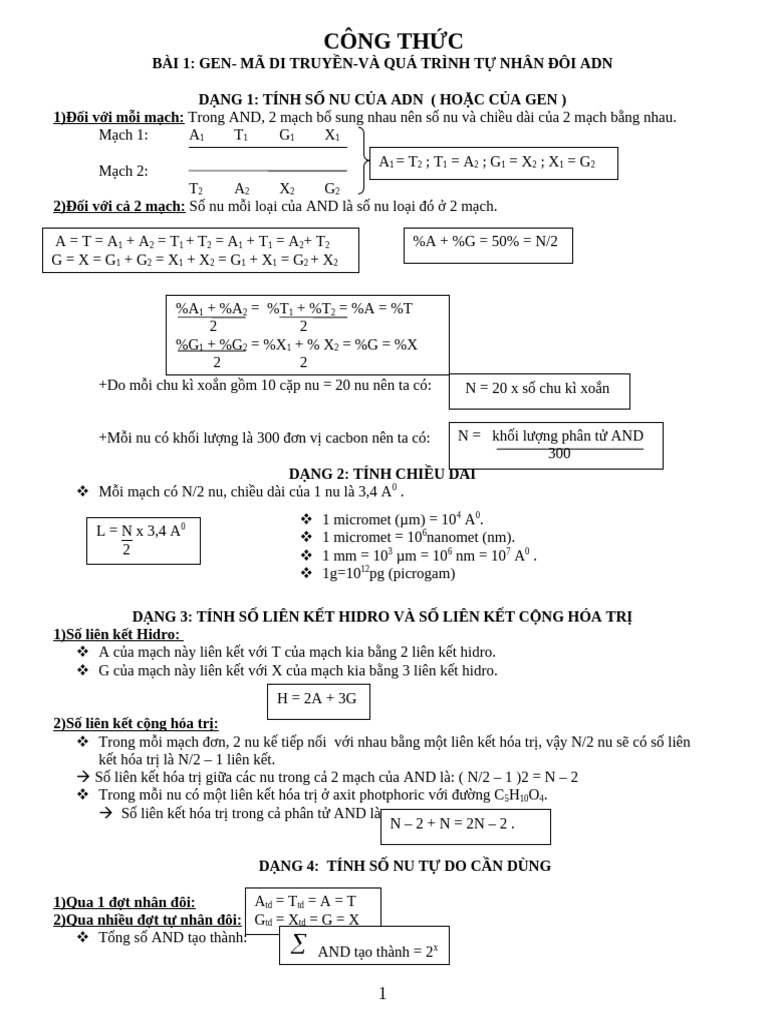 Thuy Công TH C 12 | PDF