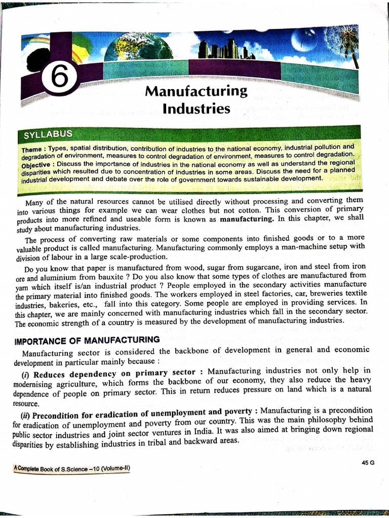 Manufacturing Industries | PDF