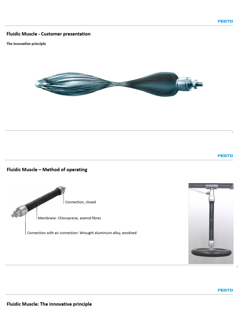 Fluidic Muscle | PDF | Loom | Mechanical Engineering