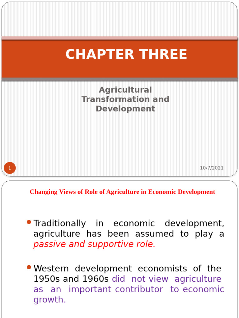 Agriculture's Role in Economic Growth | PDF | Economic Growth ...