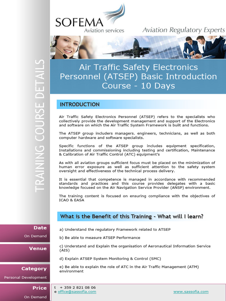 ATSEP Basic Introduction Course - 10 Days | PDF | Air Traffic Control ...