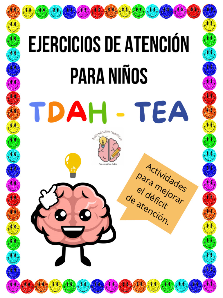 Ejercicios de Atención para Niños TDAH/TEA | PDF | Autismo | Desorden ...