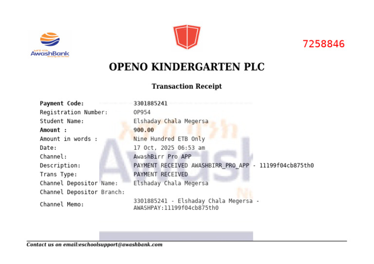 Trans - Reciept 2025 10 17 - 03 - 27 PM | PDF