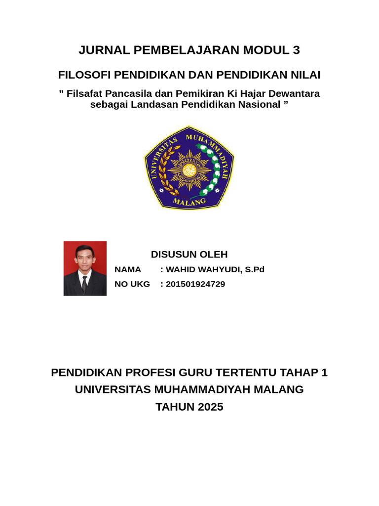 Jurnal Pembelajaran Modul 3 | PDF