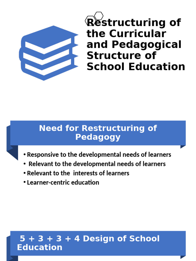 Restructuring School Education Curriculum | PDF | Pedagogy | Learning