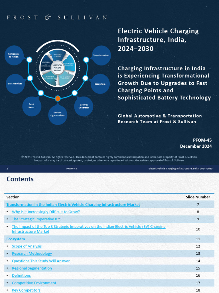Indian EV Charging Infrastructure Growth | PDF | Electric Vehicle ...