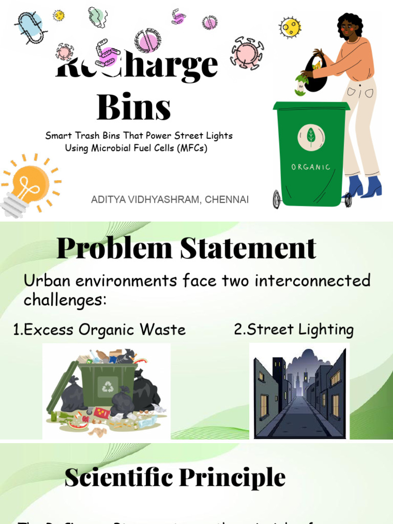 Smart Trash Bins for Clean Energy | PDF