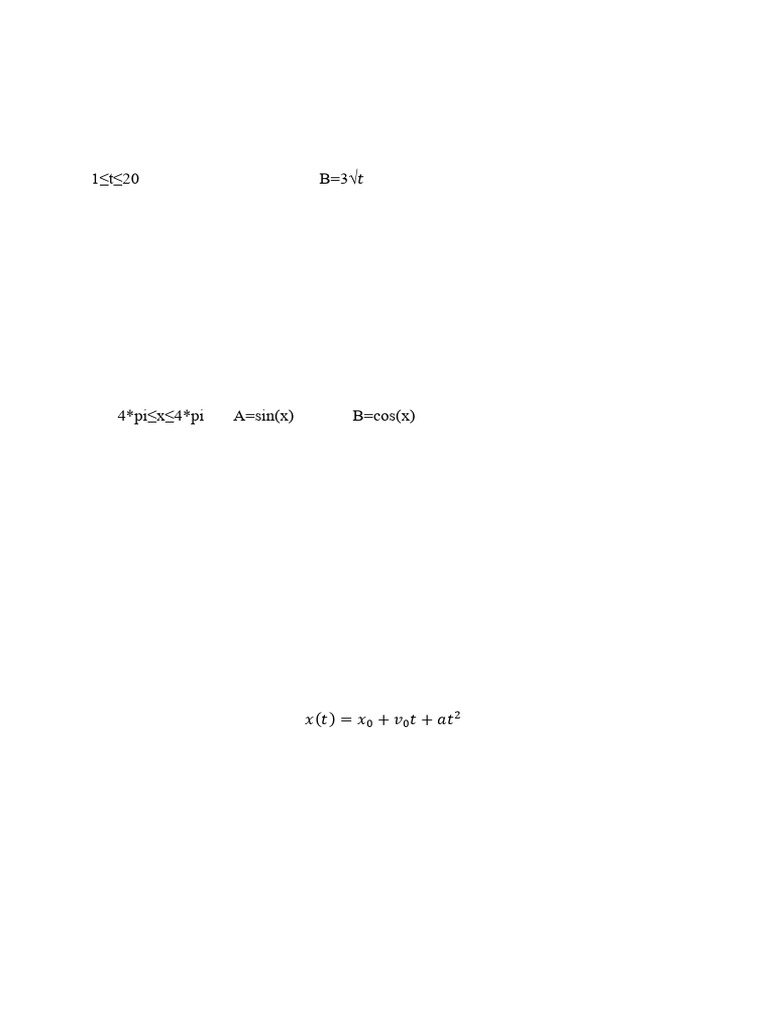 Matlab Exercise 3 - Plot | PDF