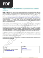 Press Release Efpia - Amr - Imi