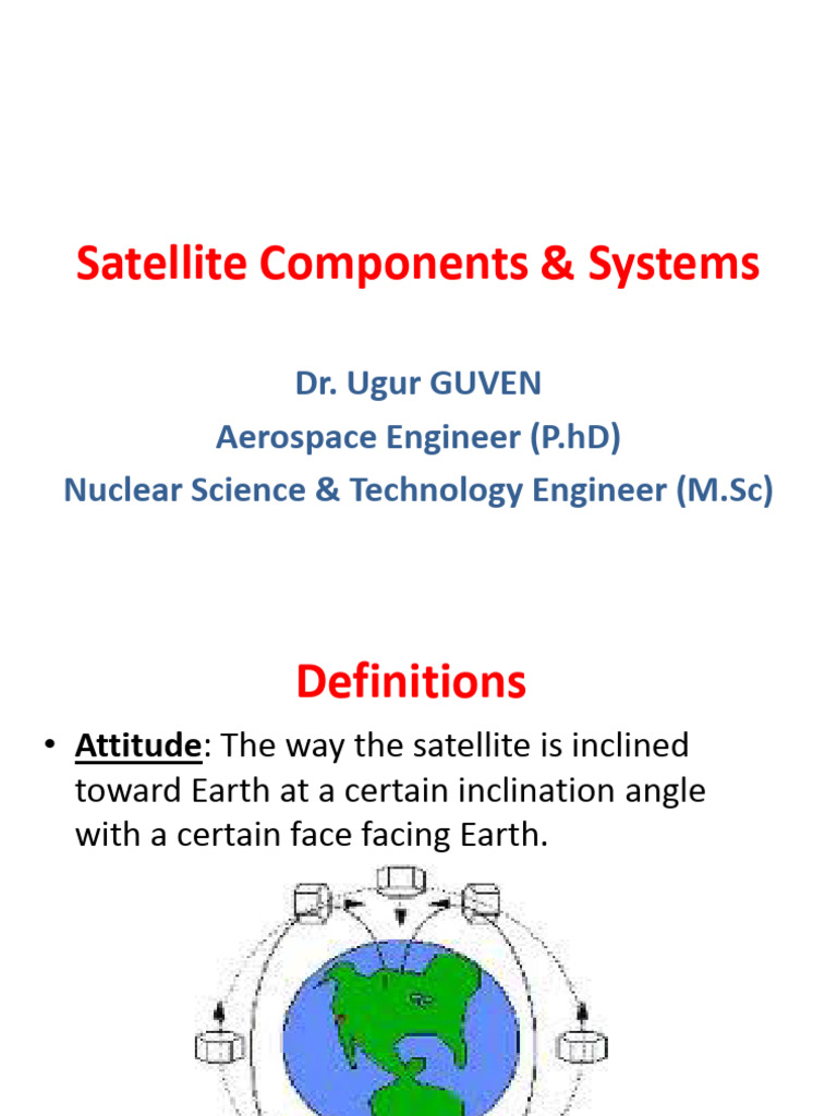 Satellite Components and Systems Overview | PDF | Satellite | Rotation