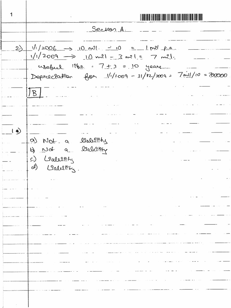 Student Answer Sheet | PDF