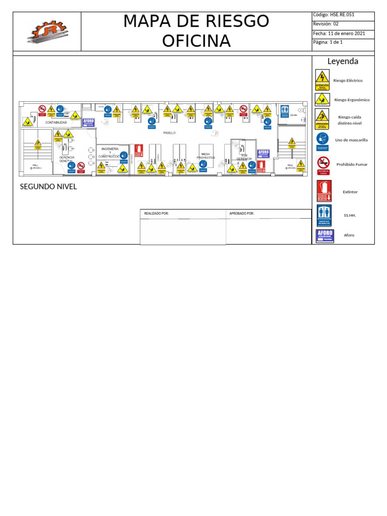 Mapa de Riesgo Oficina | PDF