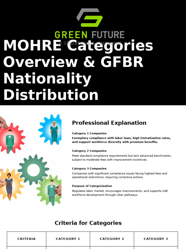 UAE Labor Market Compliance Categories | PDF | Economies | Business