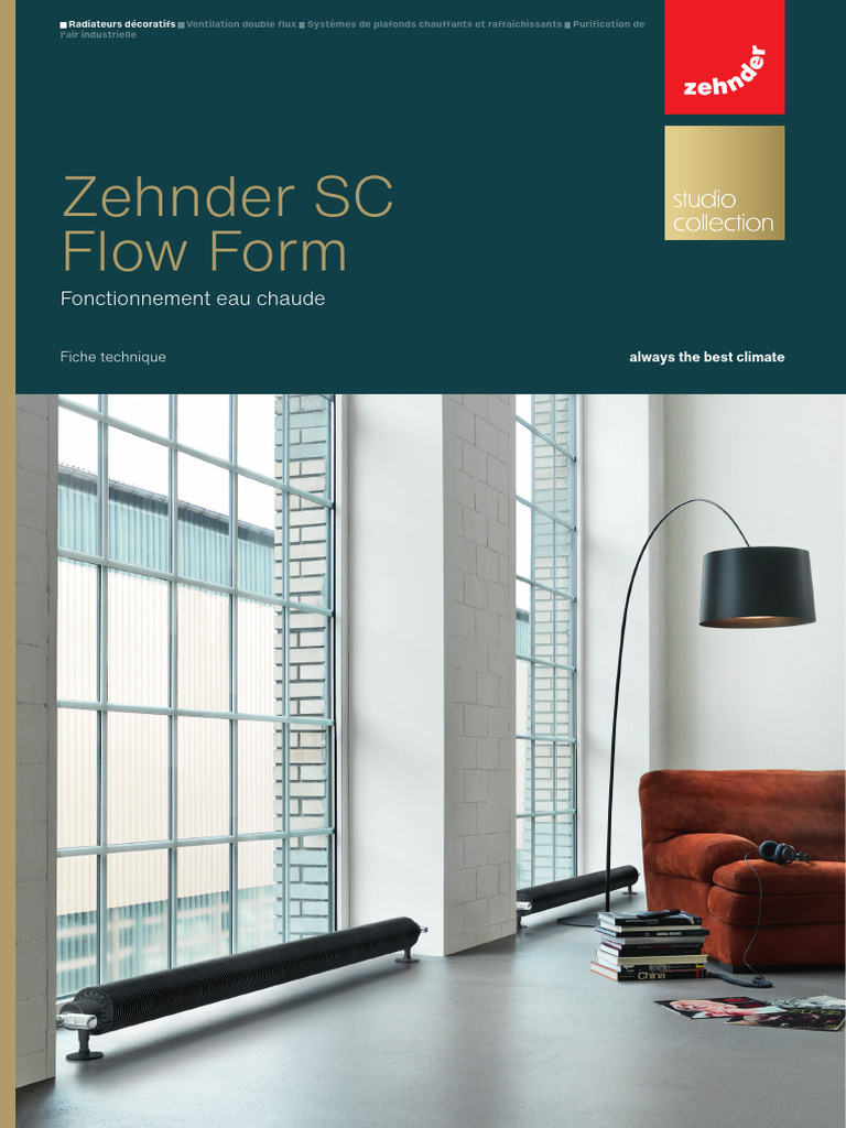 Radiateurs Zehnder Flow Form : Fiche Technique | PDF | Radiateur ...
