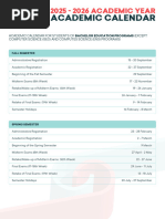 CIU Academic Calendar 2024-2025 | PDF | Academic Term | Academia