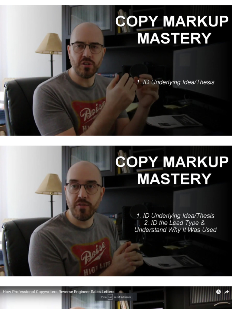 Copy Markup Mastery | PDF
