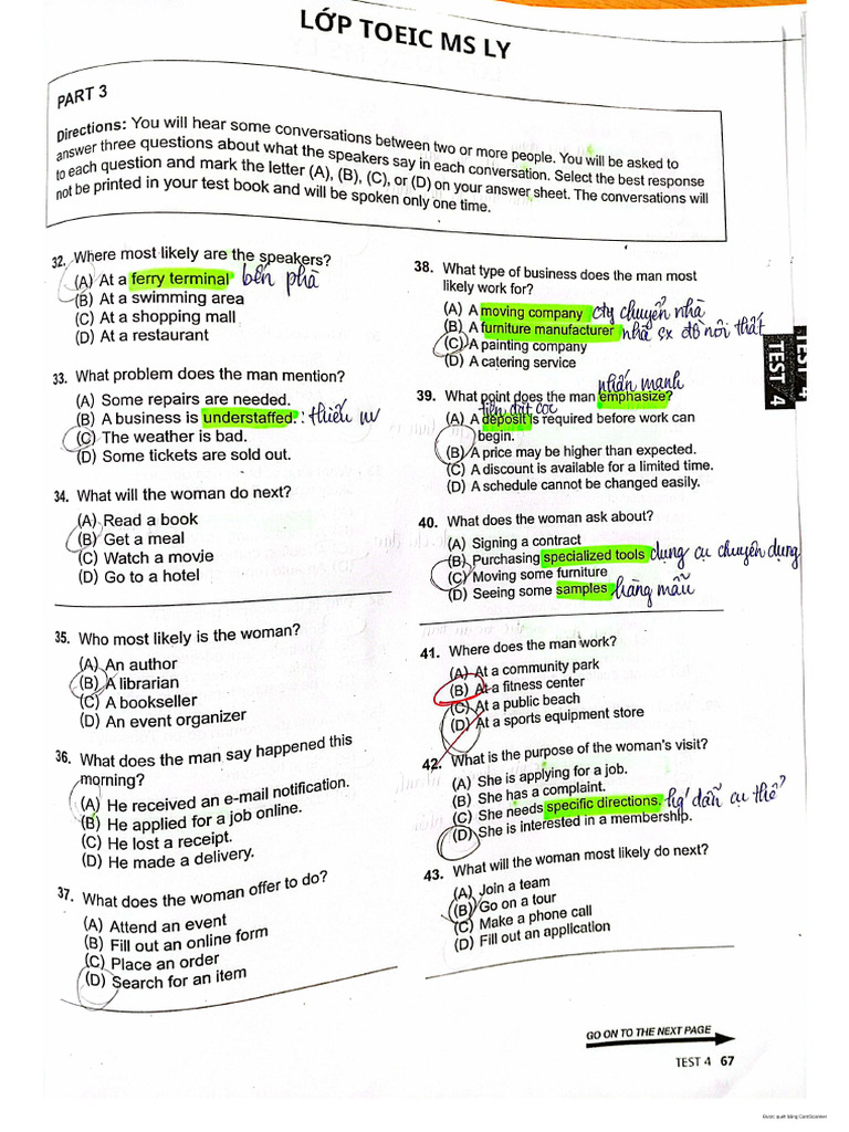 Part 3 - Test 4 - 1 | PDF