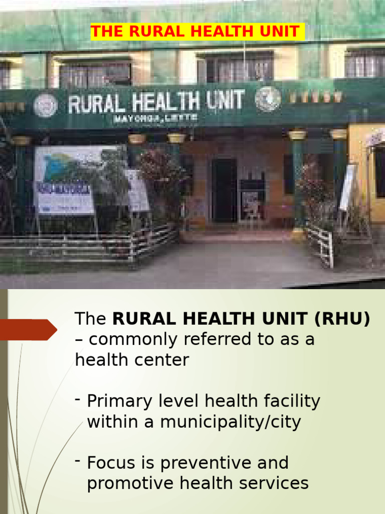 Rural Health Unit (RHU) and Levels of Prevention | PDF | Diabetes ...