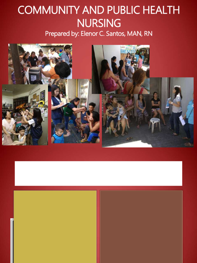 Community and Public Health Nursing Guide | PDF | Nursing | Public Health