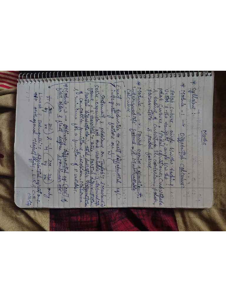 Maths Notes 1 PDF | PDF