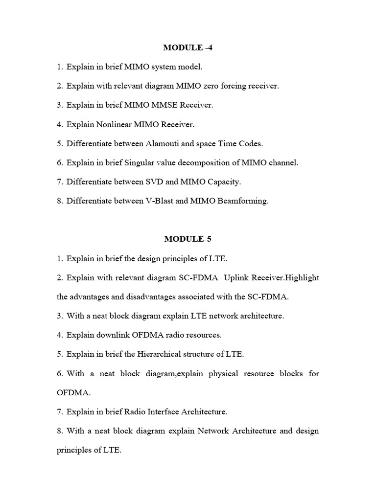 Modules 3,4,5 QB | PDF