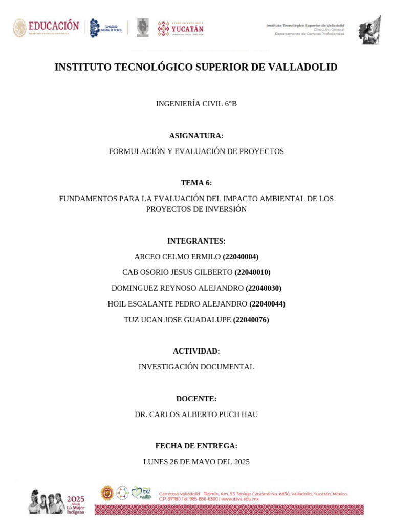 Evaluación del Impacto Ambiental en México | PDF | Evaluación de ...