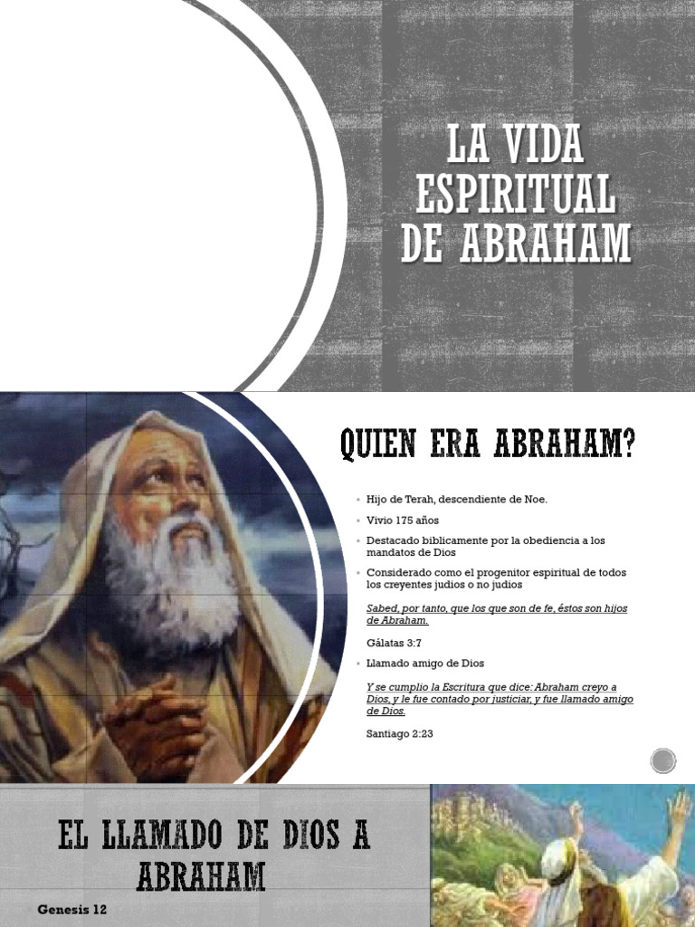 La Vida Espiritual de Abraham | PDF | Abrahán | Sarah
