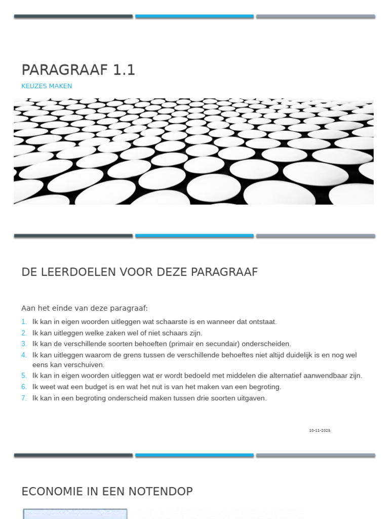 4V - Schaarste en Ruil | PDF